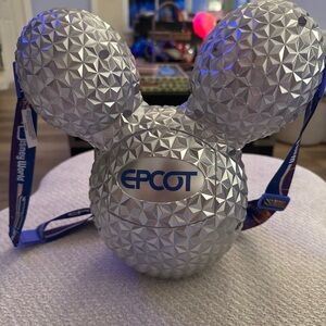 Spaceship Earth Mickey Balloon Light-Up Popcorn Bucket 2025 Disney Parks Epcot